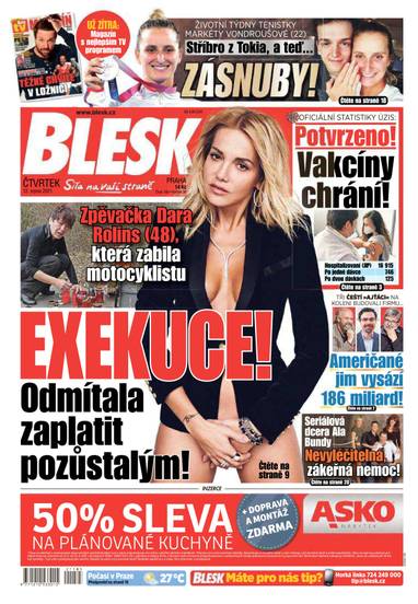 BLESK - 12.8.2021 - CZECH NEWS CENTER a. s.