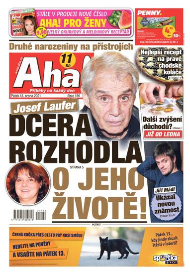 Aha! - 13.8.2021 - CZECH NEWS CENTER a. s.