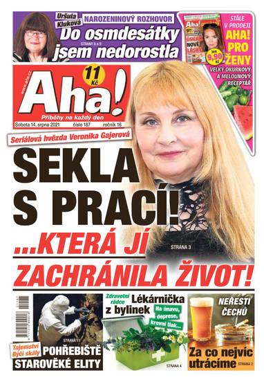 Aha! - 14.8.2021 - CZECH NEWS CENTER a. s.