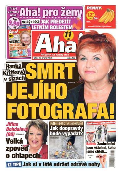 Aha! - 20.8.2021 - CZECH NEWS CENTER a. s.