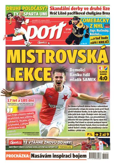Sport - 23.8.2021 - CZECH NEWS CENTER a. s.
