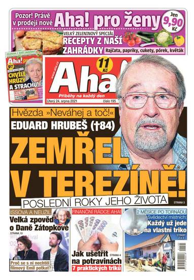 Aha! - 24.8.2021 - CZECH NEWS CENTER a. s.