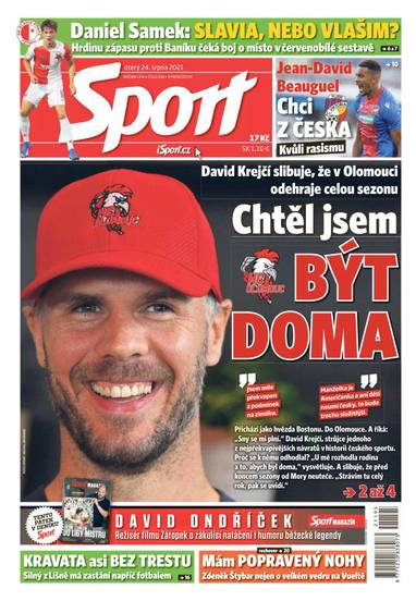 Sport - 24.8.2021 - CZECH NEWS CENTER a. s.