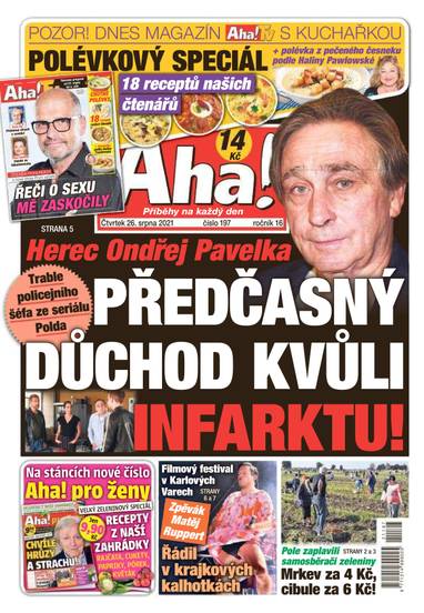 Aha! - 26.8.2021 - CZECH NEWS CENTER a. s.