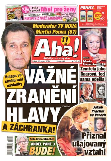 Aha! - 27.8.2021 - CZECH NEWS CENTER a. s.