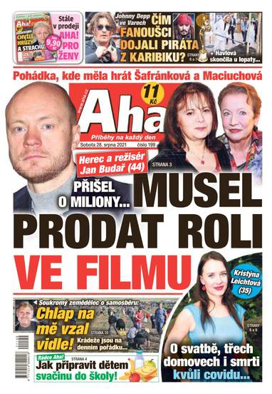 Aha! - 28.8.2021 - CZECH NEWS CENTER a. s.
