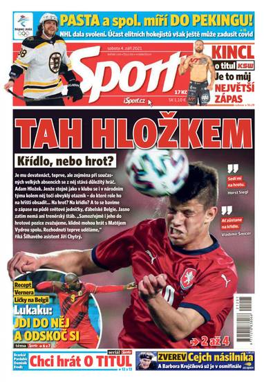 Sport - 4.9.2021 - CZECH NEWS CENTER a. s.