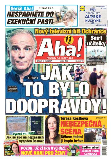 Aha! - 6.9.2021 - CZECH NEWS CENTER a. s.