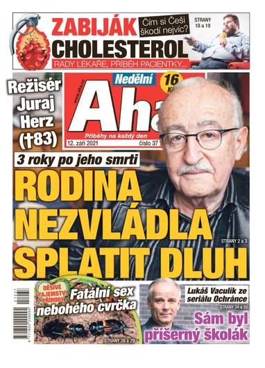 Nedělní Aha! - 37/2021 - CZECH NEWS CENTER a. s.