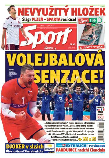 Sport - 14.9.2021 - CZECH NEWS CENTER a. s.