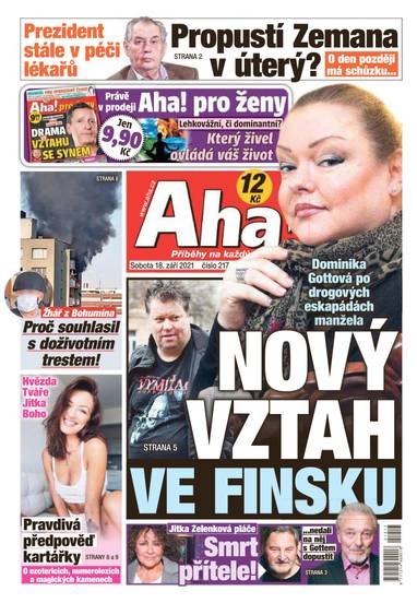 Aha! - 18.9.2021 - CZECH NEWS CENTER a. s.