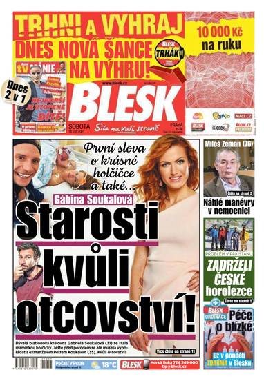 BLESK - 18.9.2021 - CZECH NEWS CENTER a. s.