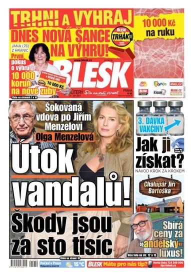 BLESK - 21.9.2021 - CZECH NEWS CENTER a. s.