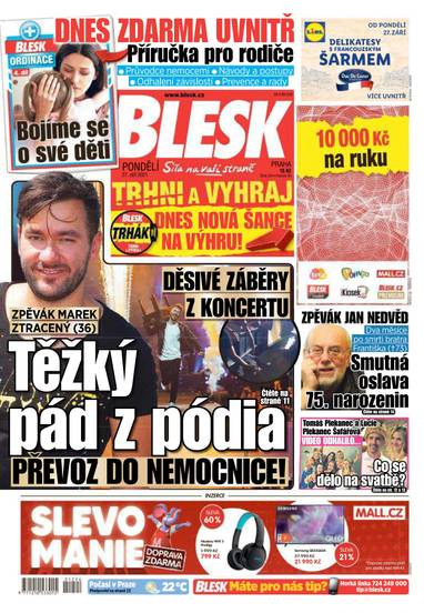 BLESK - 27.9.2021 - CZECH NEWS CENTER a. s.