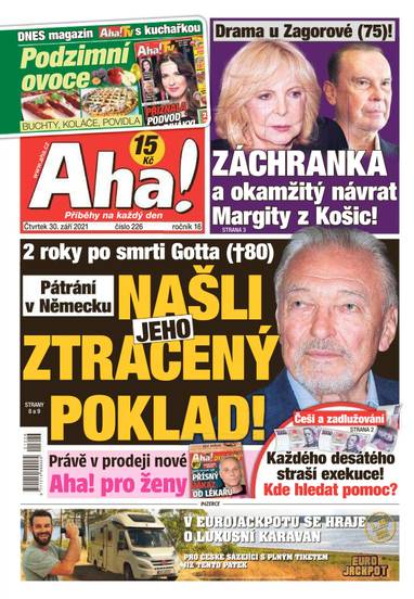 Aha! - 30.9.2021 - CZECH NEWS CENTER a. s.