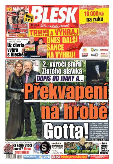 BLESK - 2.10.2021 - CZECH NEWS CENTER a. s.