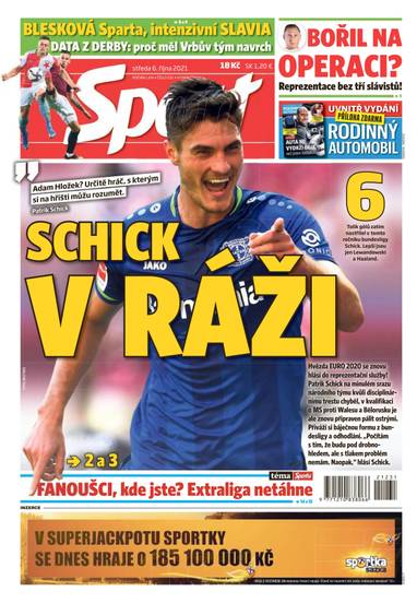 Sport - 6.10.2021 - CZECH NEWS CENTER a. s.