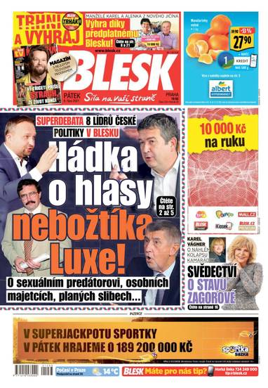BLESK - 8.10.2021 - CZECH NEWS CENTER a. s.