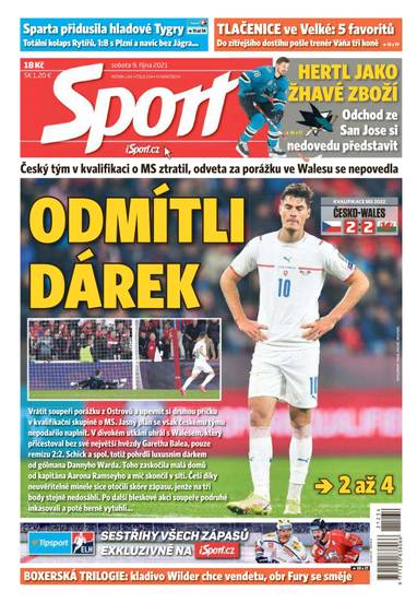 Sport - 9.10.2021 - CZECH NEWS CENTER a. s.