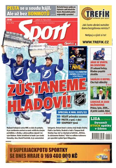 Sport - 15.10.2021 - CZECH NEWS CENTER a. s.
