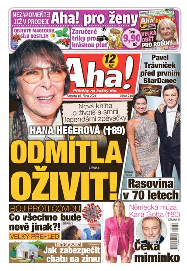 Aha! - 16.10.2021 - CZECH NEWS CENTER a. s.