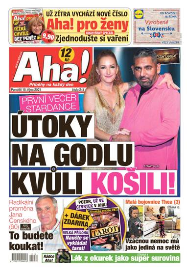 Aha! - 18.10.2021 - CZECH NEWS CENTER a. s.