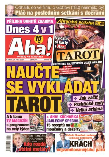 Aha! - 21.10.2021 - CZECH NEWS CENTER a. s.