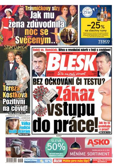 BLESK - 26.10.2021 - CZECH NEWS CENTER a. s.