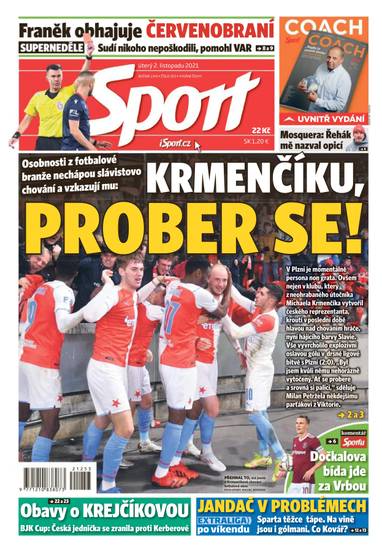 Sport - 2.11.2021 - CZECH NEWS CENTER a. s.