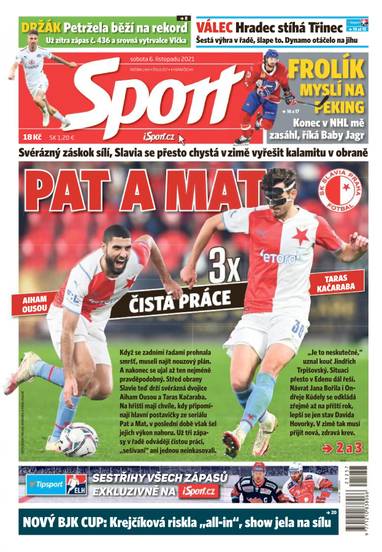 Sport - 6.11.2021 - CZECH NEWS CENTER a. s.