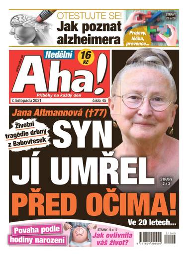 Nedělní Aha! - 45/2021 - CZECH NEWS CENTER a. s.