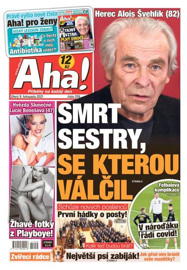 Aha! - 9.11.2021 - CZECH NEWS CENTER a. s.