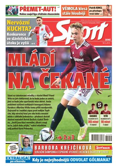 Sport - 9.11.2021 - CZECH NEWS CENTER a. s.