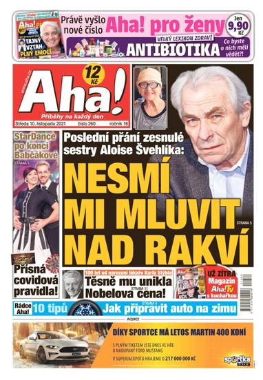 Aha! - 10.11.2021 - CZECH NEWS CENTER a. s.