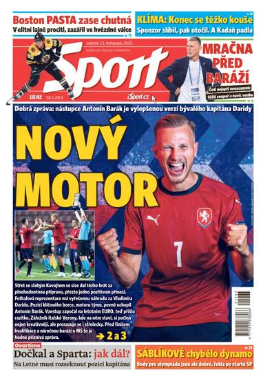 Sport - 13.11.2021 - CZECH NEWS CENTER a. s.