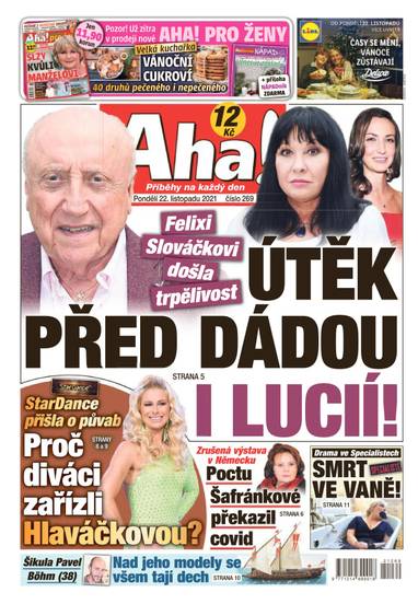 Aha! - 22.11.2021 - CZECH NEWS CENTER a. s.