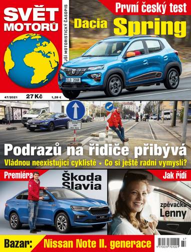 Časopis SVĚT MOTORŮ - 47/2021 - CZECH NEWS CENTER a. s.
