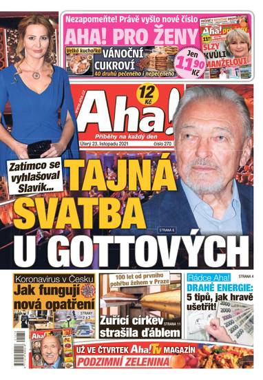 Aha! - 23.11.2021 - CZECH NEWS CENTER a. s.