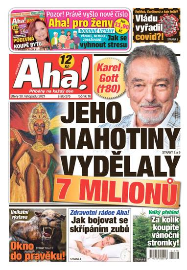 Aha! - 30.11.2021 - CZECH NEWS CENTER a. s.