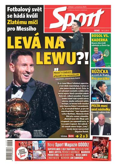 Sport - 1.12.2021 - CZECH NEWS CENTER a. s.