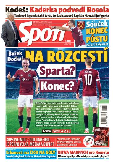 Sport - 2.12.2021 - CZECH NEWS CENTER a. s.