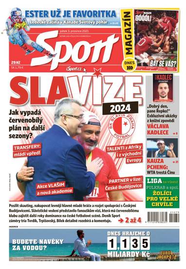 Sport - 3.12.2021 - CZECH NEWS CENTER a. s.