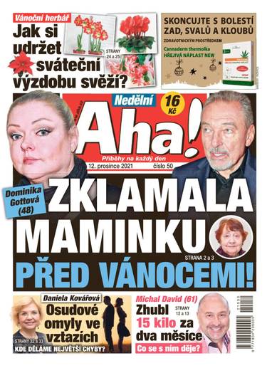 Nedělní Aha! - 50/2021 - CZECH NEWS CENTER a. s.