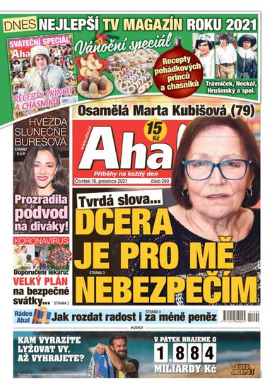 Aha! - 16.12.2021 - CZECH NEWS CENTER a. s.
