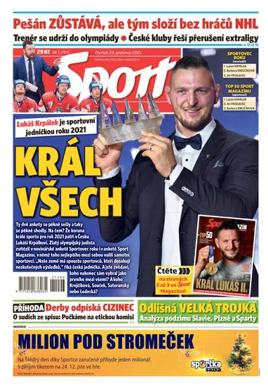 Sport - 23.12.2021 - CZECH NEWS CENTER a. s.