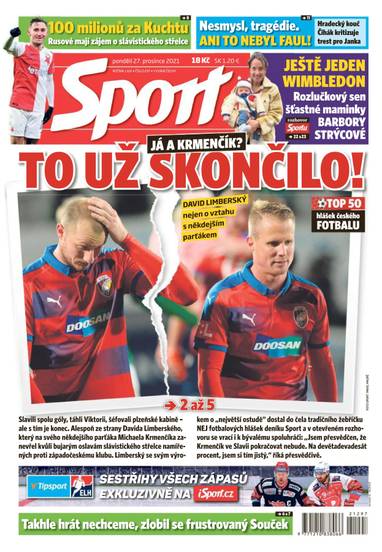 Sport - 27.12.2021 - CZECH NEWS CENTER a. s.