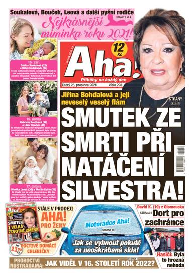 Aha! - 28.12.2021 - CZECH NEWS CENTER a. s.