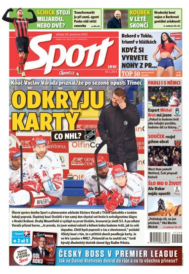 Sport - 29.12.2021 - CZECH NEWS CENTER a. s.