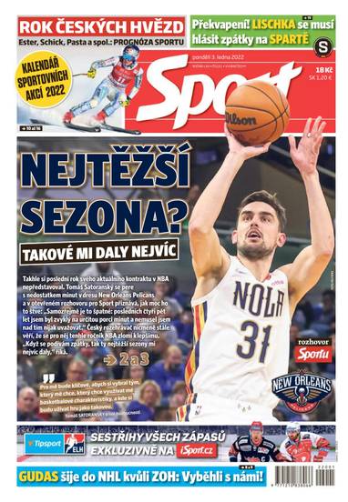 Sport - 3.1.2022 - CZECH NEWS CENTER a. s.