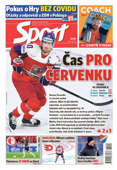 Sport - 4.1.2022 - CZECH NEWS CENTER a. s.